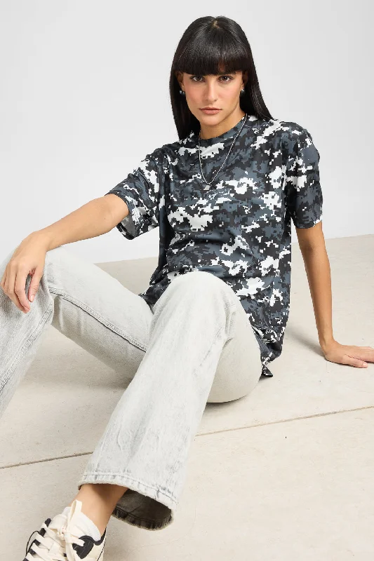 Printed Women's T-Shirt - Pixelated