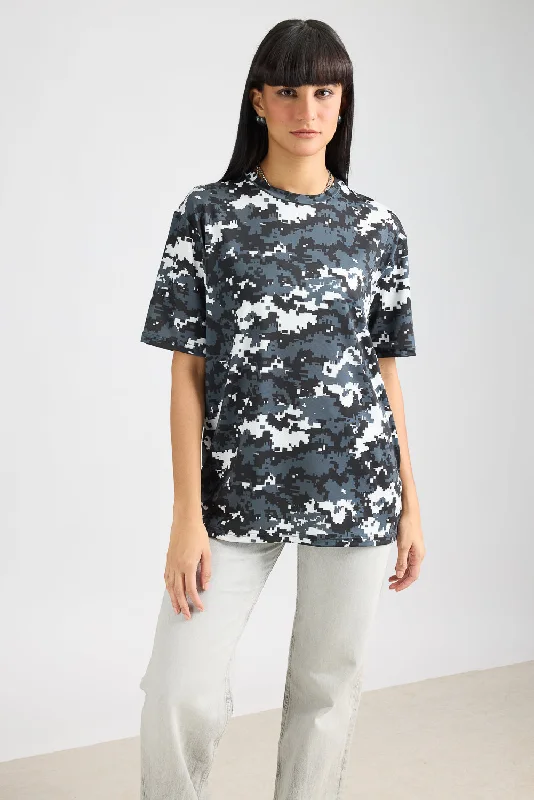 Printed Women's T-Shirt - Pixelated