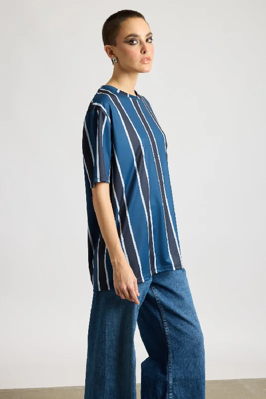 Printed Women's T-Shirt - Stripes