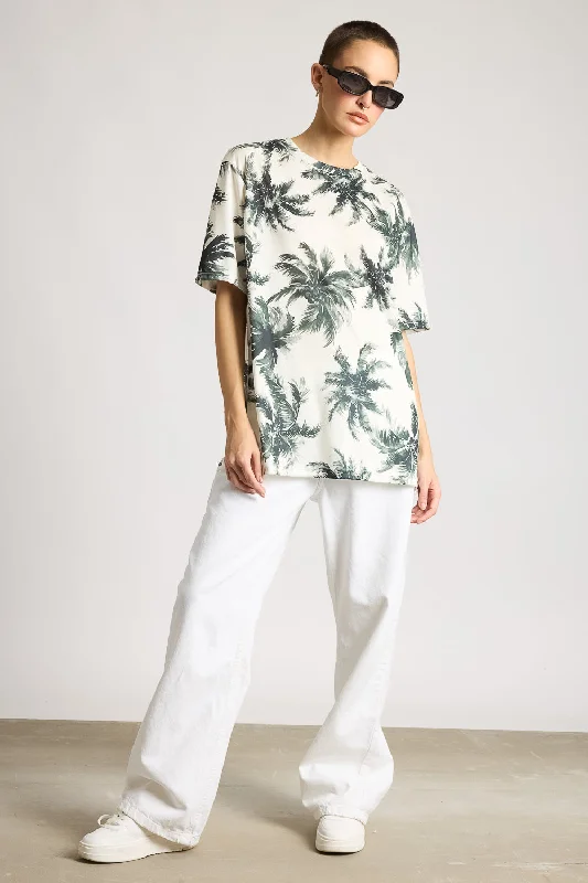 Printed Women's T-Shirt - Tropical Sunset