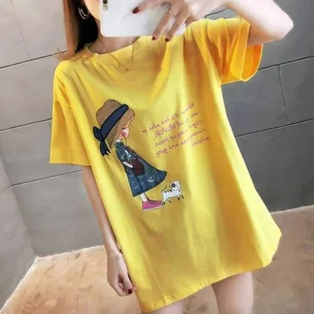 Cartoon Sweet Short Sleeve T-shirt