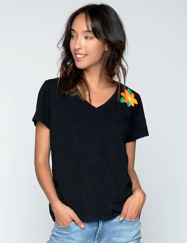 Embroidery Floral T