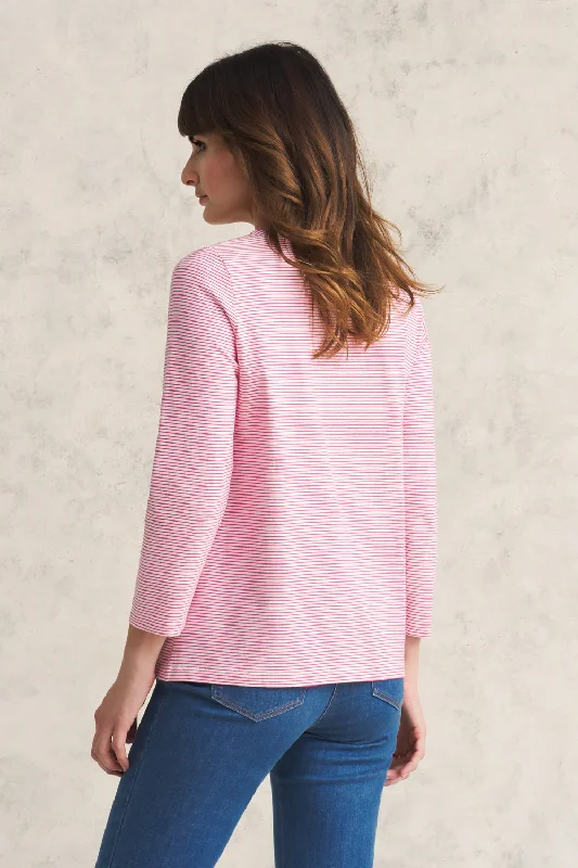 Stripe Henley T-Shirt