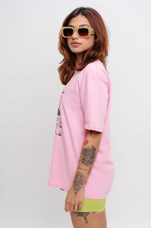 Nemo Pink Oversized Tees