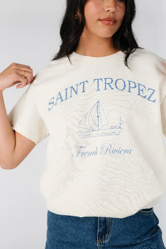 Saint Tropez Oversized Graphic Tee