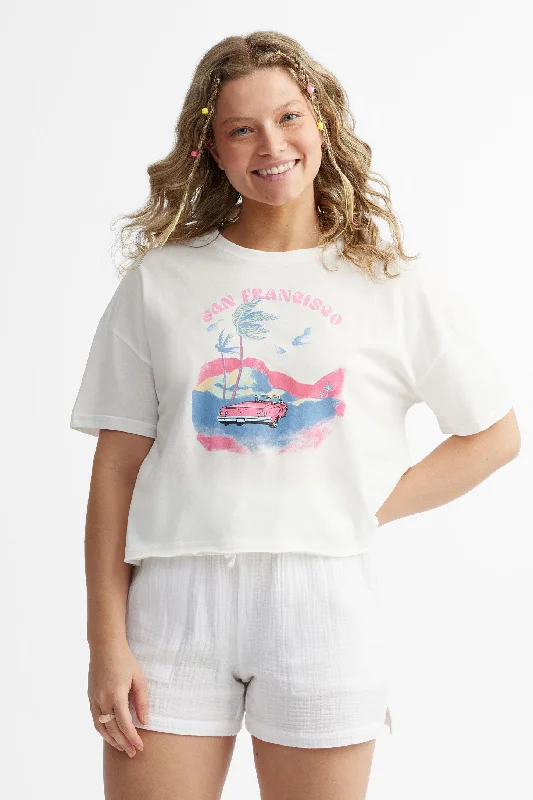 T-shirt surdimensionné en coton - Femme