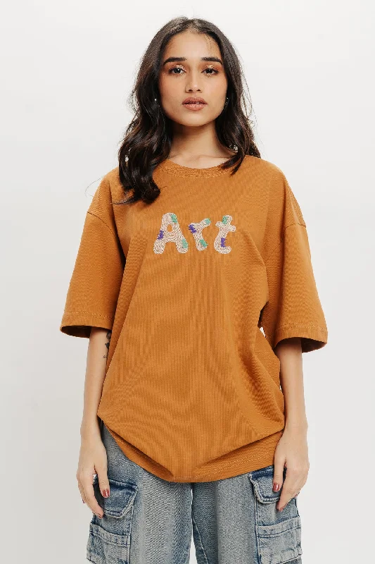 Brown Art Tee