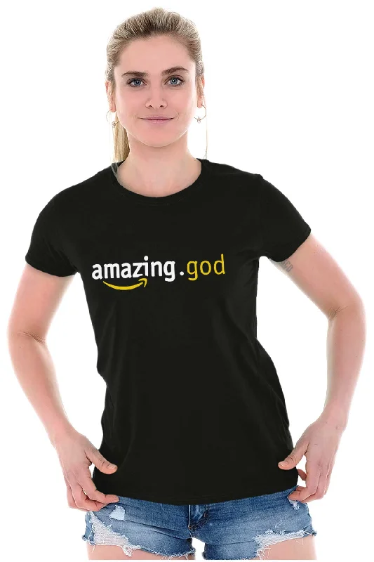 Amazing God Ladies T Shirt