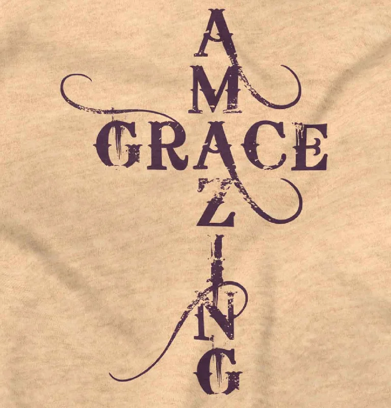 Amazing Grace Script Vintage T Shirts