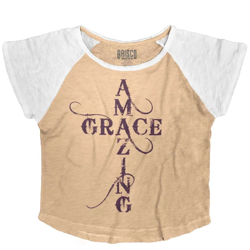 Amazing Grace Script Vintage T Shirts