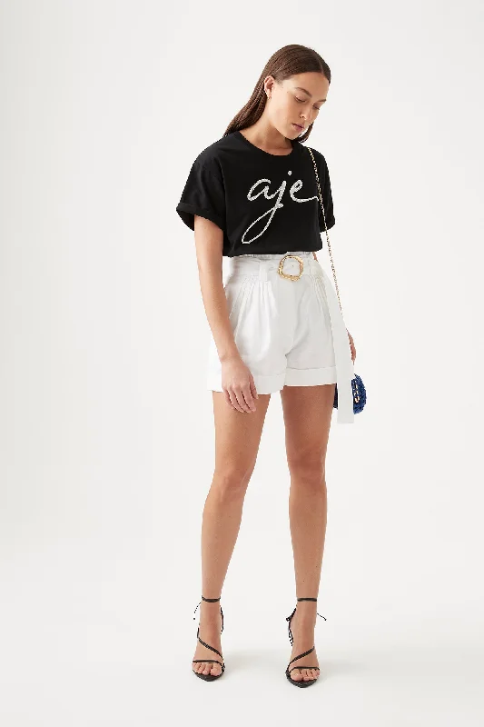 Enya Embellished Boyfriend Tee