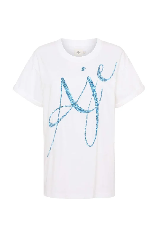 Evie Beaded Logo Tee