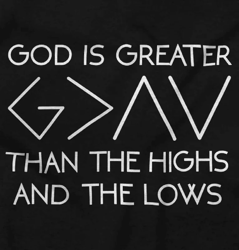 God Is Greater Ladies T Shirt