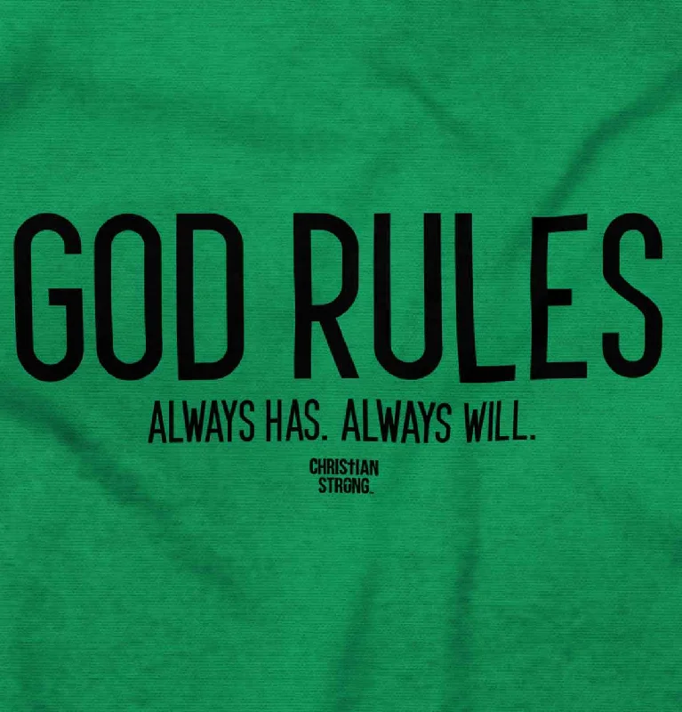 God Rules Ladies T Shirt