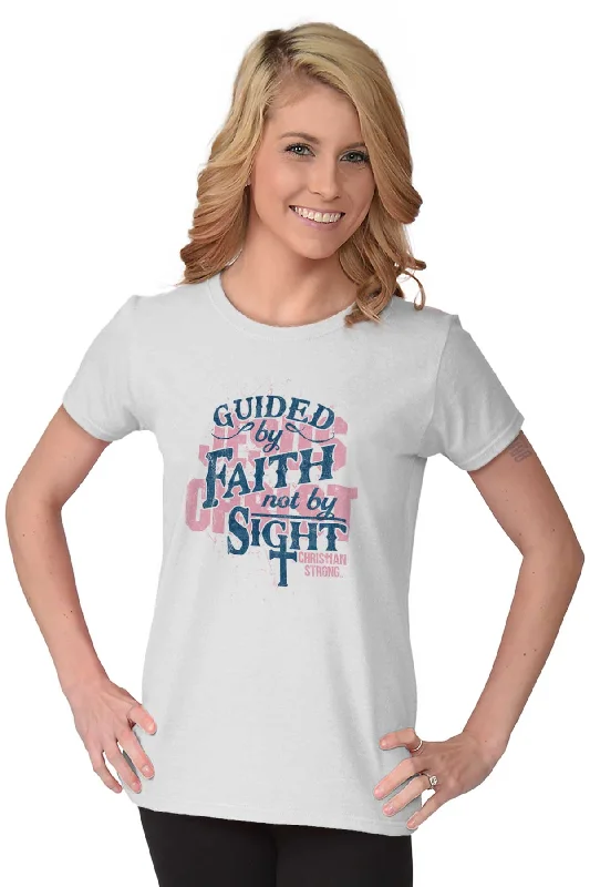 Not By Sight Ladies T Shirt