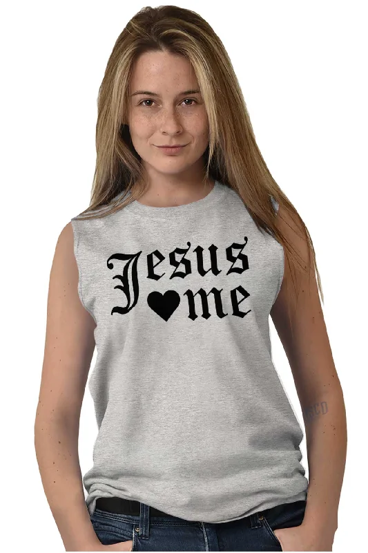 Jesus Hearts Me Sleeveless T-Shirt