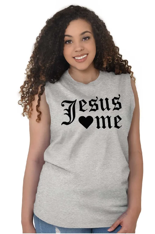 Jesus Hearts Me Sleeveless T-Shirt