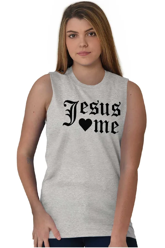 Jesus Hearts Me Sleeveless T-Shirt