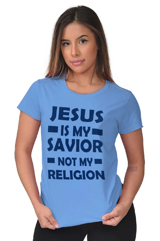 Jesus is my Savior Ladies T Shirt