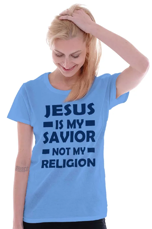 Jesus is my Savior Ladies T Shirt