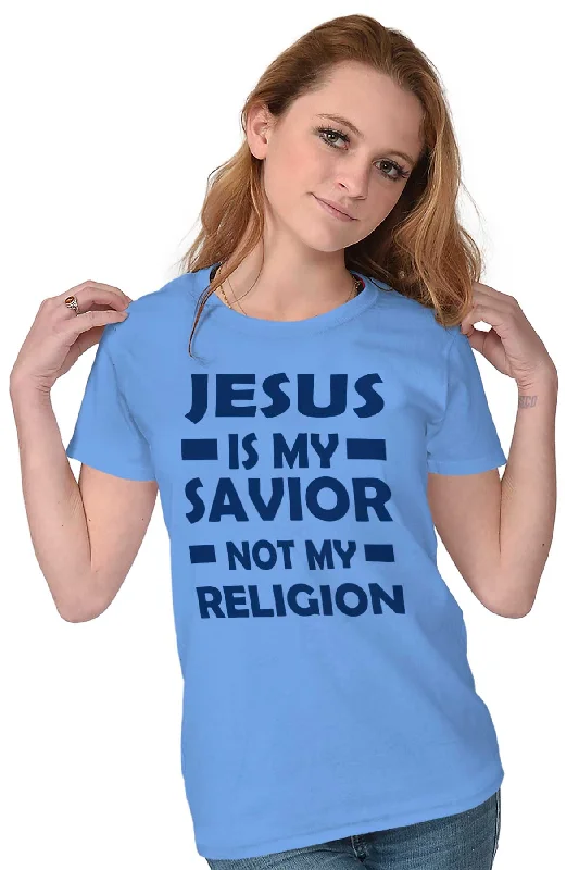 Jesus is my Savior Ladies T Shirt