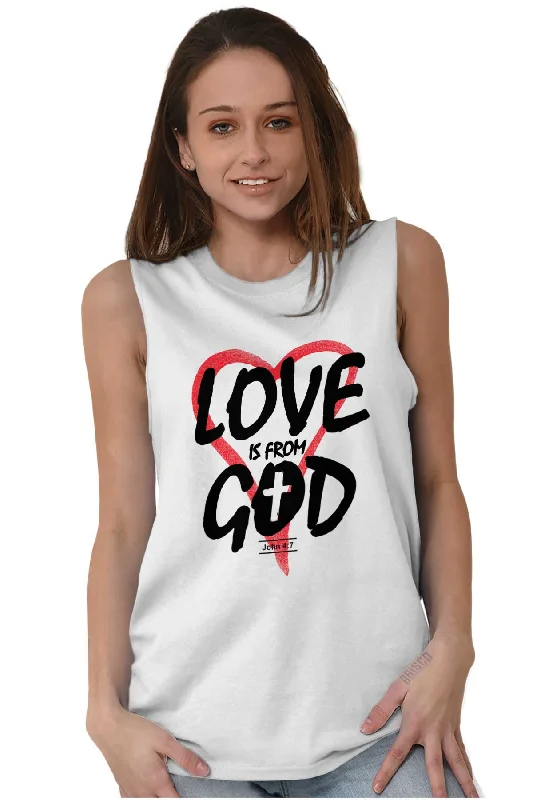 Love is From God Sleeveless T-Shirt