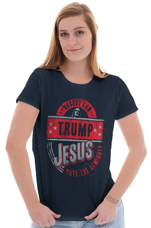 Trump Jesus Ladies T Shirt