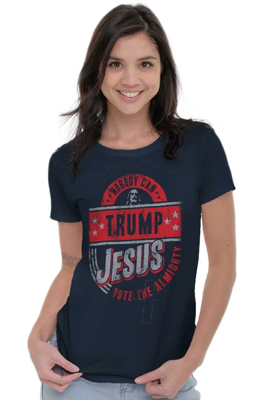 Trump Jesus Ladies T Shirt