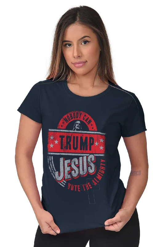 Trump Jesus Ladies T Shirt