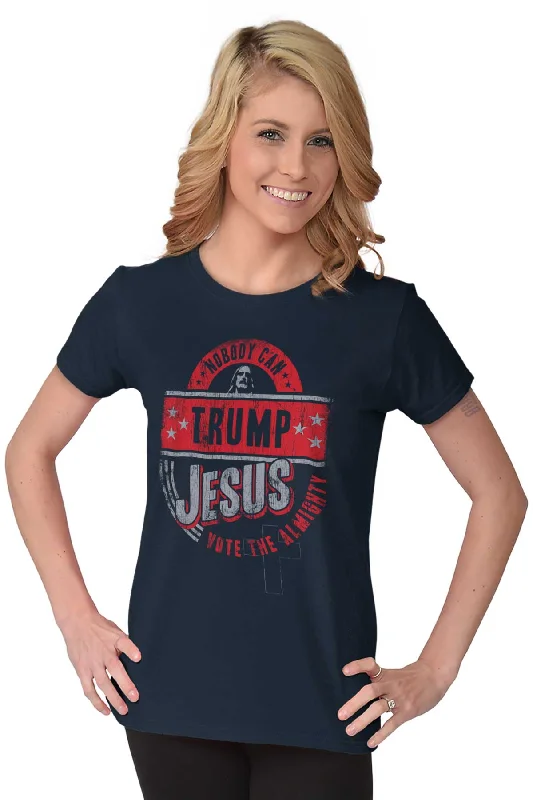 Trump Jesus Ladies T Shirt