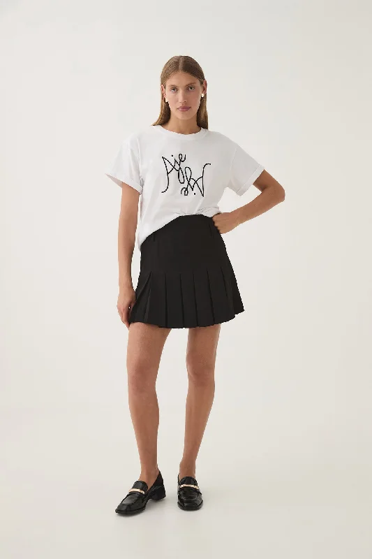 WHITE/BLACK LOGO / XS