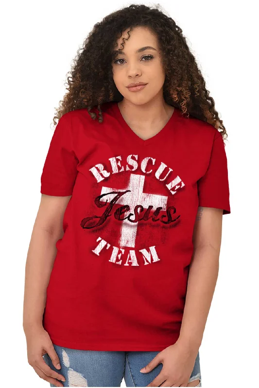 Rescue Team V-Neck T-Shirt