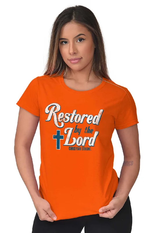 Restored by Lord Jes Ladies T Shirt