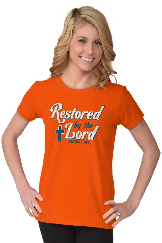 Restored by Lord Jes Ladies T Shirt