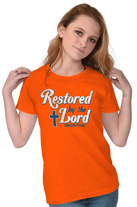 Restored by Lord Jes Ladies T Shirt