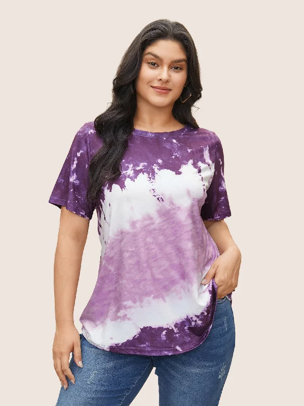 Tie Dye Round Neck T-shirt