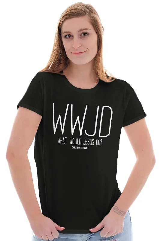 WWJD Ladies T Shirt