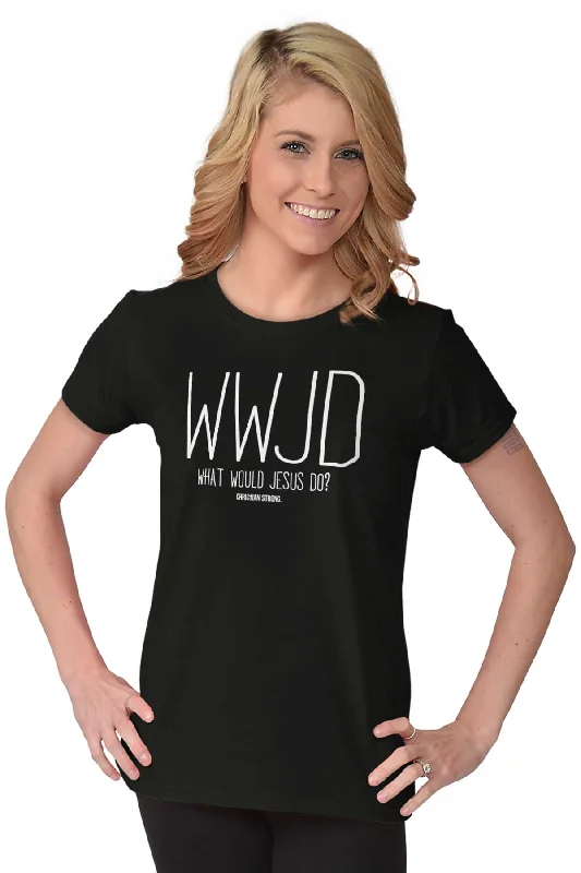 WWJD Ladies T Shirt