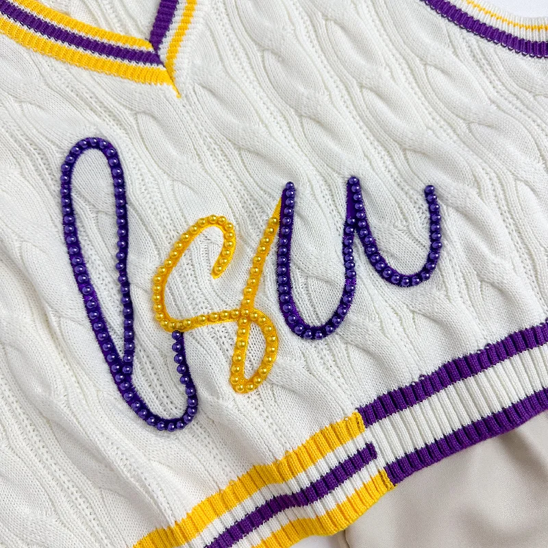 Pearl LSU Vneck Sweater Vest