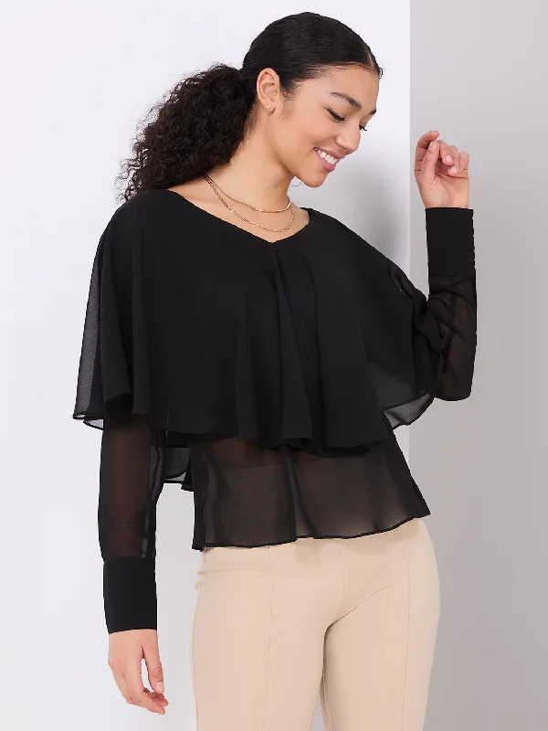 Layered Chiffon Blouse