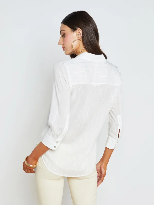 Camille Striped Blouse