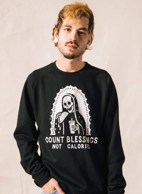 Count Blessings Not Calories Crewneck