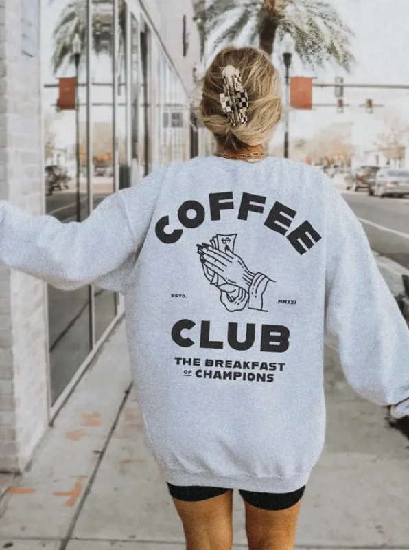 Coffee Club Crewneck Sweatshirt