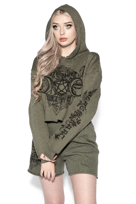 Hedge Witch - Women's Cropped Hoodie