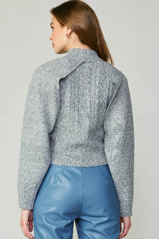 Two Piece Cable Knit Sweater