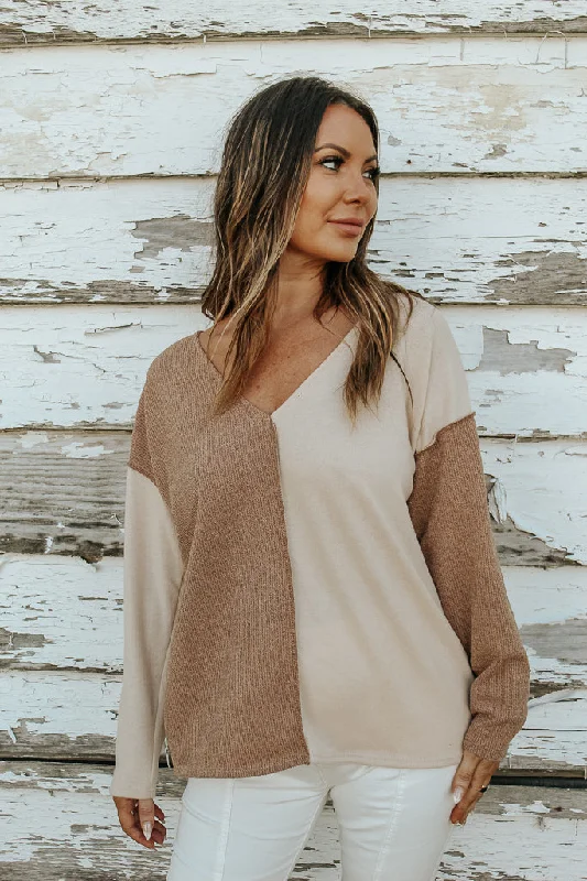 Honey Two Toned Sweater