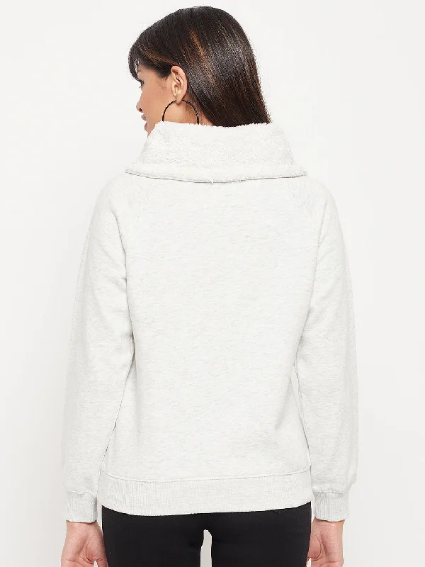 Madame White Sweatshirt