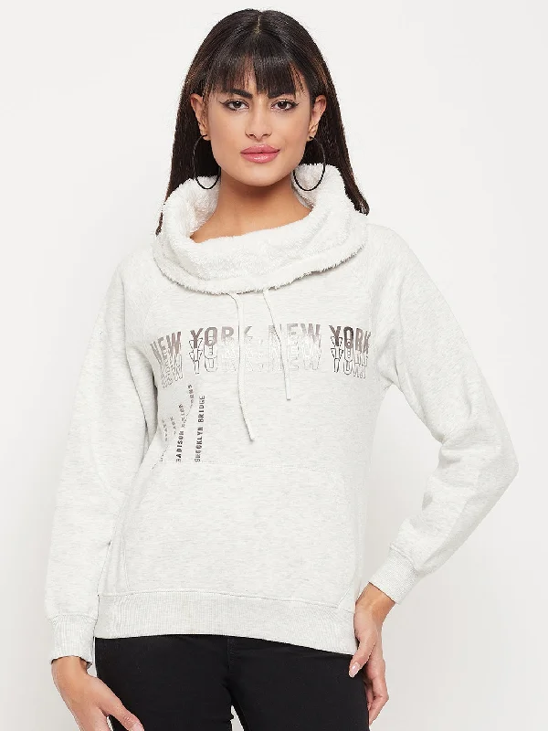 Madame White Sweatshirt