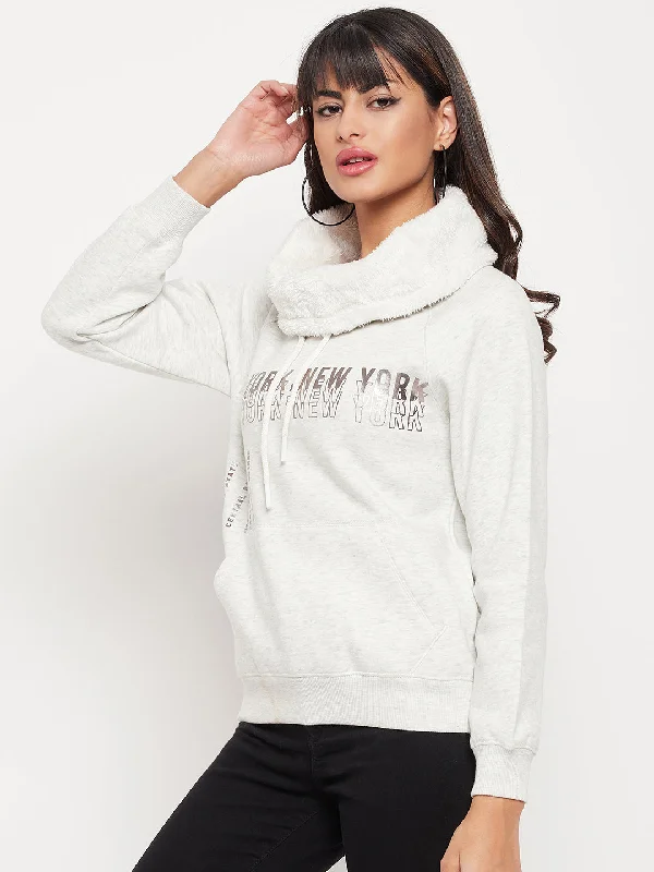 Madame White Sweatshirt