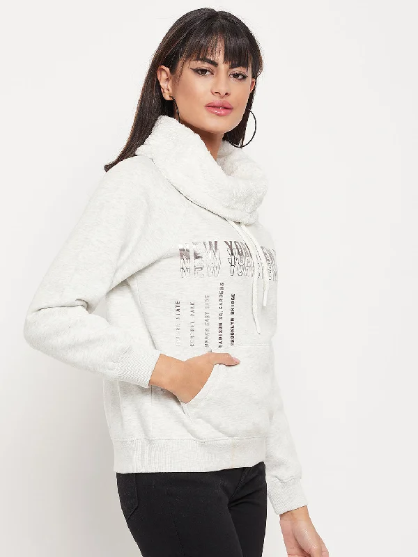 Madame White Sweatshirt